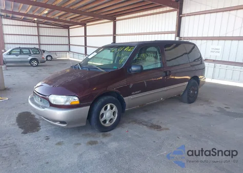 2000 Nissan Quest Gle/Gxe/Se-Cloth/Se-Leather z USA, uszkodzony, nr VIN 4N2XN11T2YD816997